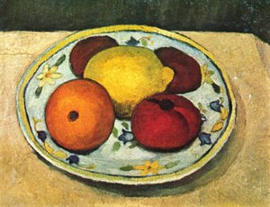 Still Life with Lemon, Orange, and Tomato